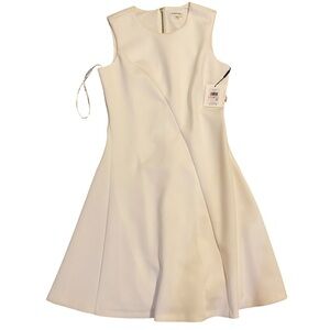 Calvin Klein Pure White Midi Dress 10